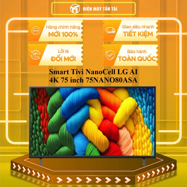 75NANO80ASA - Smart Tivi NanoCell LG AI 4K 75 inch 75NANO80ASA -- MIỄN PHÍ GIAO LẮP HCM - Ảnh 2