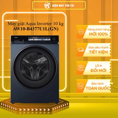 So sánh giá AW10-B4377U1L(GN) - Máy giặt Aqua Inverter 10 kg AW10-B4377U1L(GN) - GIAO TOÀN QUỐC rẻ nhất?