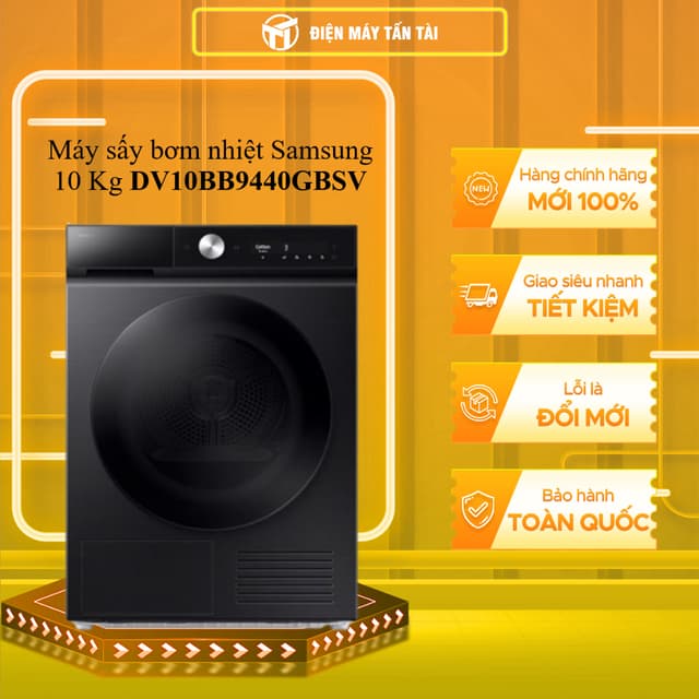 DV10BB9440GBSV - Máy sấy bơm nhiệt Samsung 10 Kg DV10BB9440GBSV - GIAO TOÀN QUỐC - Ảnh 5