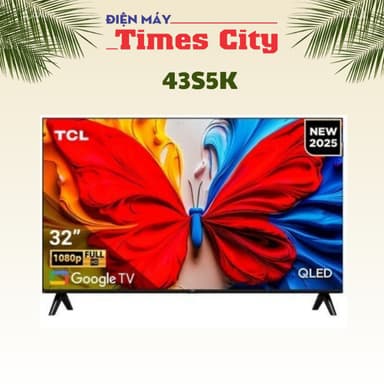 So sánh giá Google Tivi QLED TCL AI FHD 43 inch 43S5K rẻ nhất?