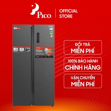 So sánh giá Tủ lạnh Side by Side Toshiba inverter 555 lít GR-RS696WI-PMV(60)-AG màu xám rẻ nhất?