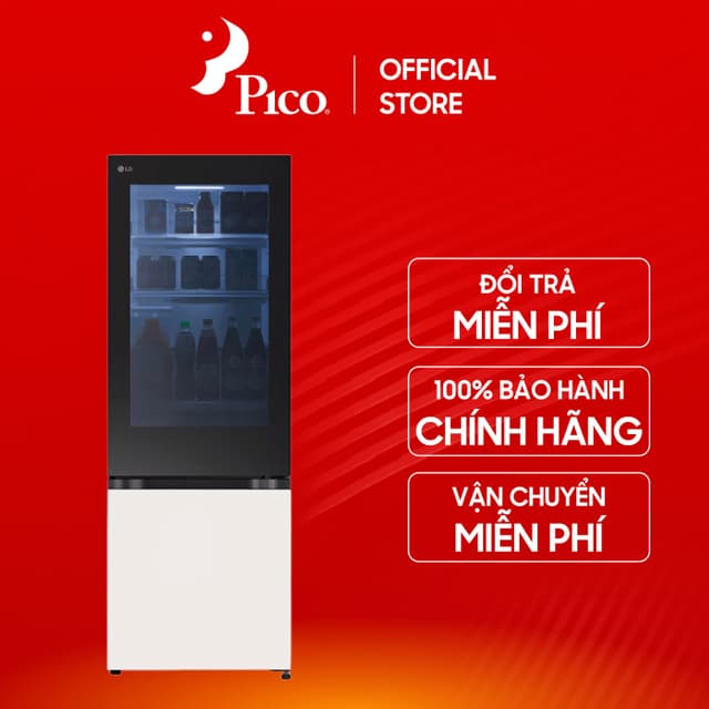 Tủ lạnh LG Inverter 340 lít InstaView LBB33BGMAI màu trắng - Ảnh 3