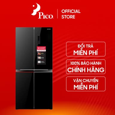 So sánh giá [Pico Official - Lắp đặt 0Đ HN HCM] Tủ lạnh Sharp Inverter 362 lít Multi Door SJ-FX420VG-BK - Bảo hành 24 tháng rẻ nhất?