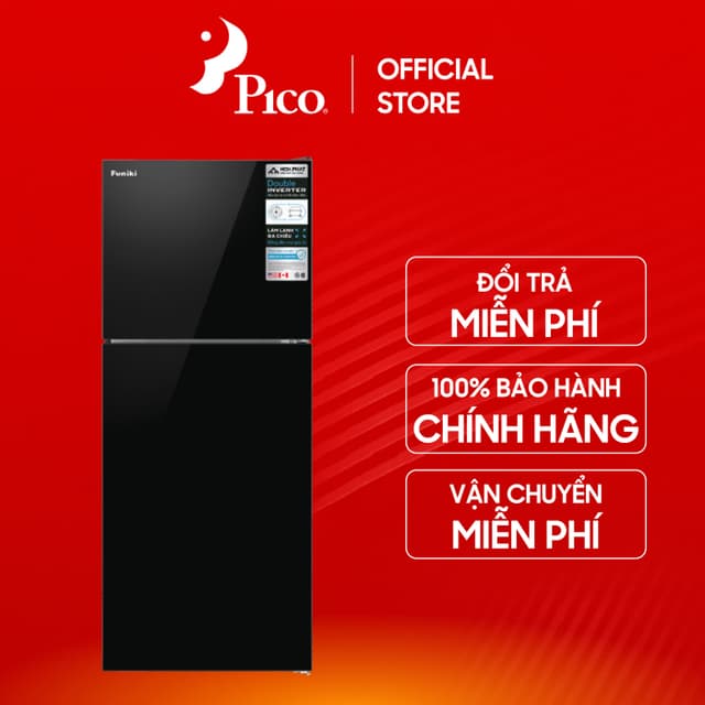 Tủ lạnh Funiki Inverter 286 lít HR T8286GB mặt kính đen - Ảnh 10
