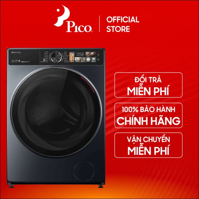 [Pico Official - Lắp đặt 0Đ HN HCM] Máy giặt Toshiba Inverter 10.5 kg TW-T25BZU115MWV(MG) - Mới 2024 - Ảnh 7