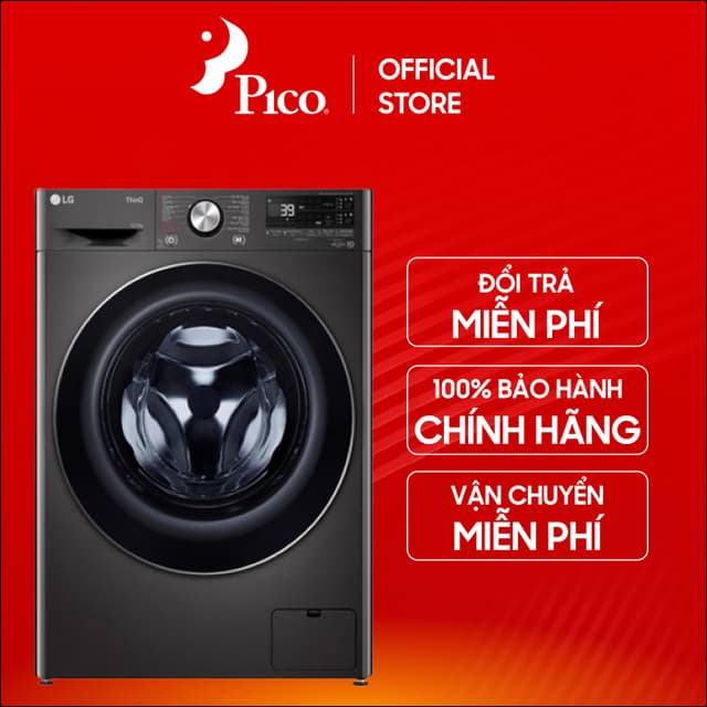 Máy giặt sấy LG Inverter giặt 12 kg - sấy 7 kg FV1412H3BA - Lắp đặt miễn phí - Bảo hành chính hãng 24 tháng - Ảnh 8