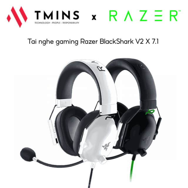 Tai nghe gaming Razer BlackShark V2 X 7.1 - Hàng chính hãng - Ảnh 6