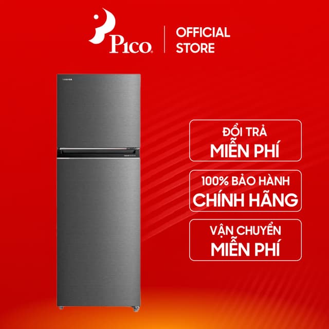 [Pico Official - Lắp đặt 0Đ HN HCM] Tủ lạnh Toshiba inverter 312 lít GR-RT416WE-PMV(58)-MM màu xám - Ảnh 4