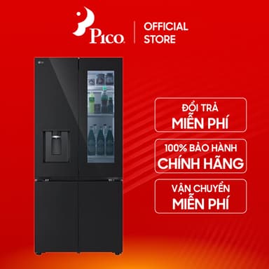 So sánh giá Tủ lạnh LG Inverter 612 lít Multi Door InstaView LFD61BLGAI màu đen rẻ nhất?