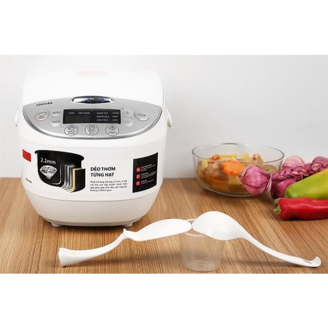 [CHÍNH HÃNG] Nồi cơm điện tử Toshiba 1.8 lít RC-18DH2PV(W) - Ảnh 11