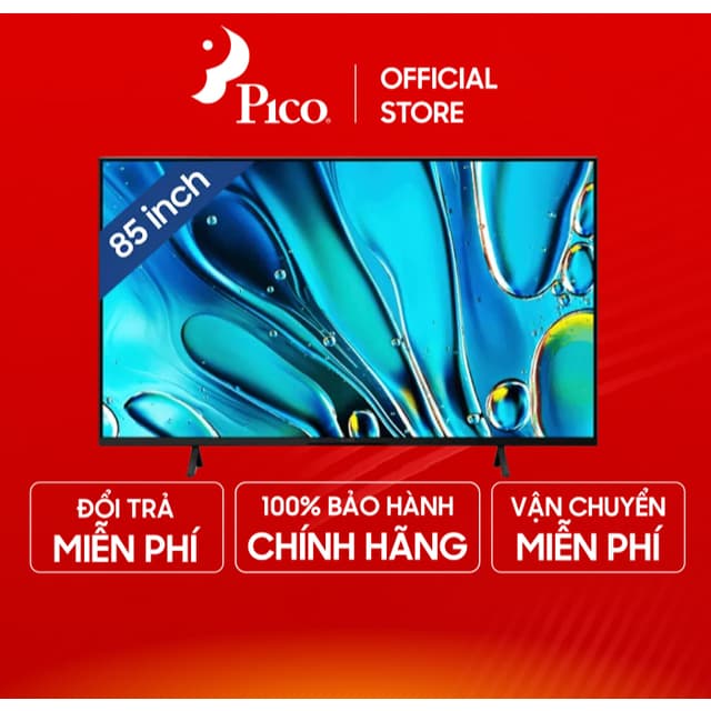 [Pico Official - Lắp đặt 0Đ HN HCM] Google Tivi Sony LED 4K 85 inch K-85S30 - Ảnh 1