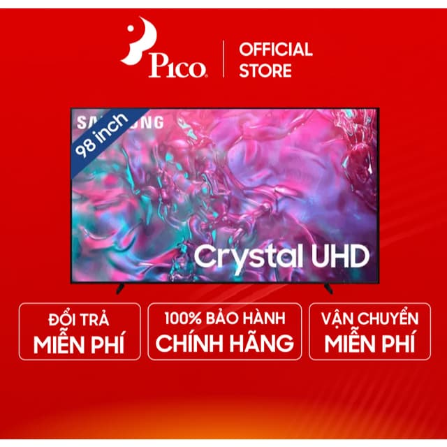 [Pico Official - Lắp đặt 0Đ HN HCM] Smart Tivi Samsung 4K Crystal UHD 98 inch UA98DU9000 - Mới 2024 - Ảnh 11