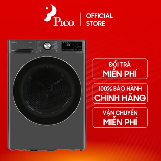 [Pico Official - Lắp đặt 0Đ HN HCM] Máy sấy bơm nhiệt LG Inverter 10.5 kg DVHP50B - Ảnh 10