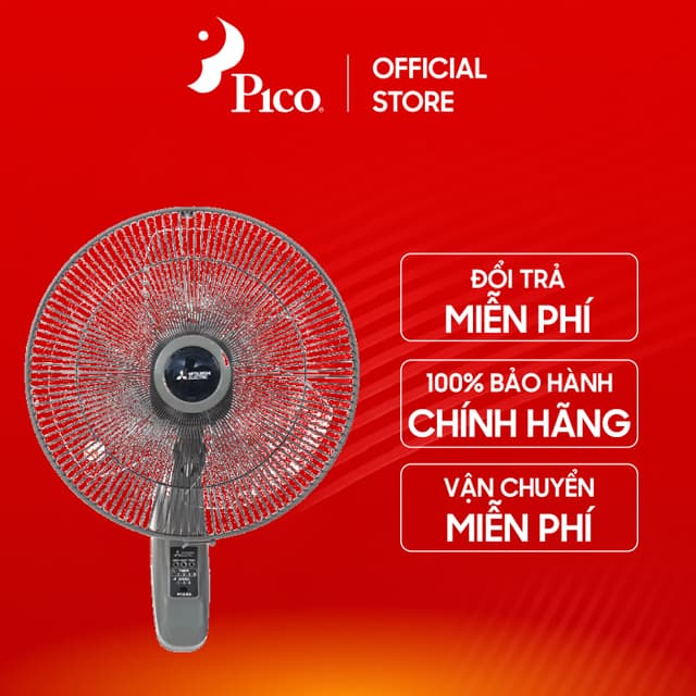 Quạt treo tường Mitsubishi Electric 3 cánh W16-RA CY-GY 47W - Ảnh 2