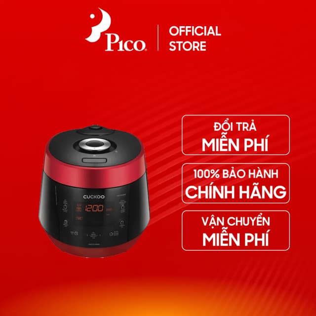 Nồi cơm điện tử áp suất 1.08 lít Cuckoo CRP-PK0600F/BKRDVN - Ảnh 9