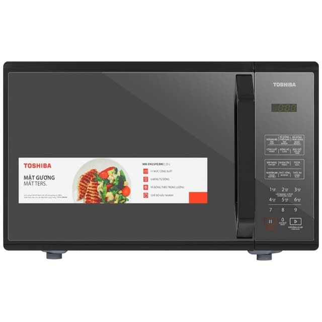 [CHÍNH HÃNG] Lò vi sóng Toshiba MM-EM25PE(BM) 25 lít - Ảnh 1