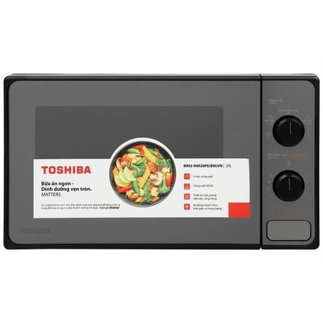 [CHÍNH HÃNG] Lò vi sóng Toshiba MM2-MM20PE(BM)VN 20 lít - Ảnh 3
