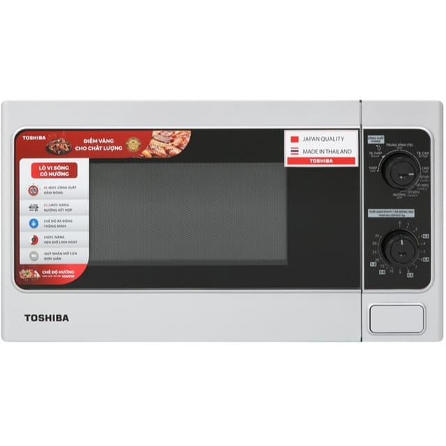 [CHÍNH HÃNG] Lò vi sóng có nướng Toshiba ER-SGM20(S1)VN 20 lít - Ảnh 10