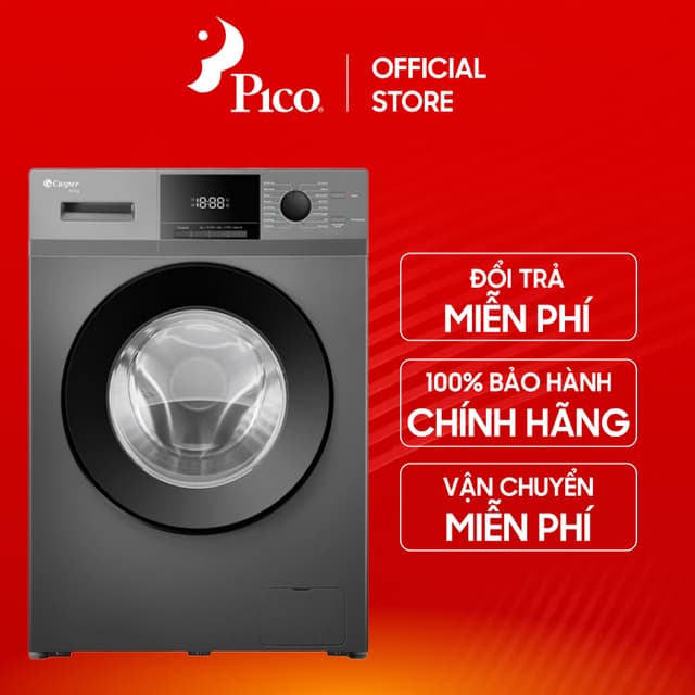 [Pico Official - Lắp đặt 0Đ HN HCM] Máy giặt cửa ngang Casper Inverter 10.5 KG WF-105I140BWC / WF-105VG5 - Ảnh 4