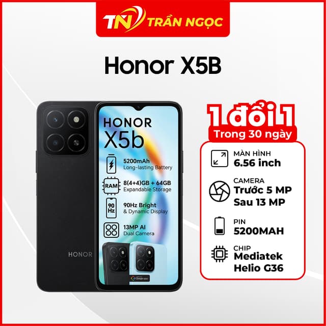 Điện thoại HONOR X5B 4GB 64GB Chính Hãng - Ảnh 1