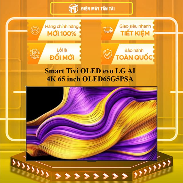 65G5PSA - Smart Tivi OLED evo LG AI 4K 65 inch OLED65G5PSA - - MIỄN PHÍ GIAO LẮP HCM - Ảnh 1