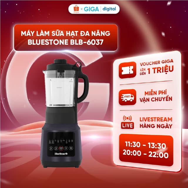 Máy Làm Sữa Hạt Đa Năng BlueStone BLB-6037 - Dung tích 1.75L - Công suất 800W - Ảnh 5
