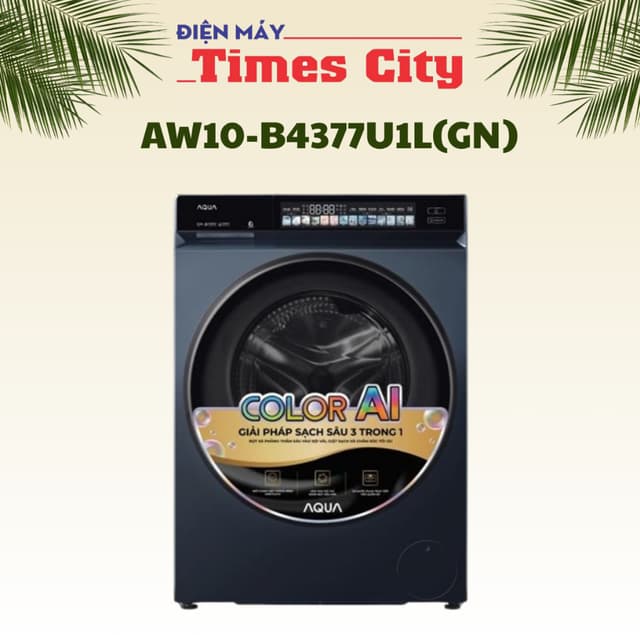 Máy giặt Aqua Inverter 10 kg AW10-B4377U1L(GN) - Ảnh 5