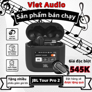 So sánh giá Tai nghe Bluetooth True Wireless JBL Tour Pro 2 (Bluetooth 5.3 |  IPX5 | Di động, Ngoài trời ) rẻ nhất?