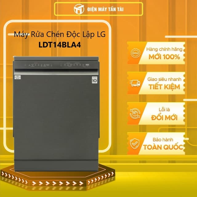 LDT14BLA4 / LDT14BGA3 - Máy Rửa Chén Độc Lập 14 bộ LG LDT14BLA4 - GIAO TOÀN QUỐC - Ảnh 2