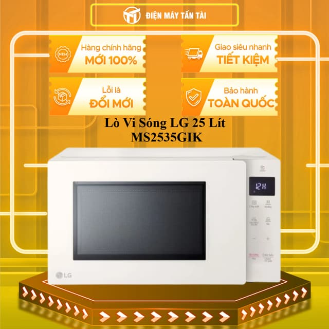 MS2535GIK - Lò Vi Sóng LG NeoChef Inverter 25 lít màu Be MS2535GIK - GIAO TOÀN QUỐC - Ảnh 7