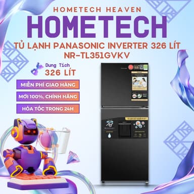 So sánh giá [GIAO LẮP MIỄN PHÍ] NR-TL351GVKV - Tủ lạnh Panasonic Inverter 326 lít NR-TL351GVKV - Hàng Chính Hãng, Mới 100% rẻ nhất?