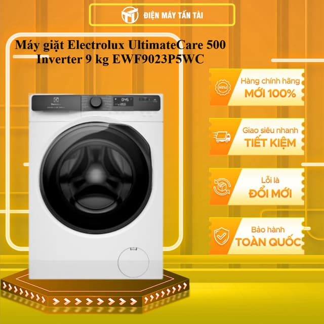 EWF9023P5WC / EWF9023P5SC - Máy giặt Electrolux UltimateCare 500 Inverter 9 kg - Ảnh 2
