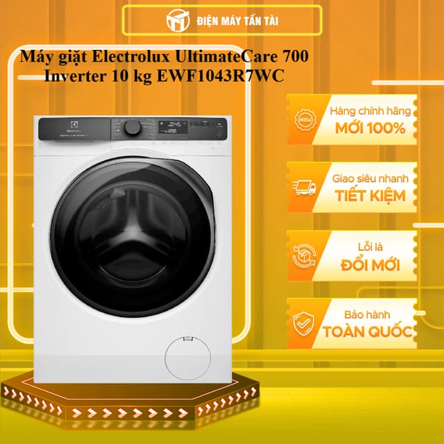 EWF1043R7WC - Máy giặt Electrolux UltimateCare 700 Inverter 10 kg - GIAO TOÀN QUỐC - Ảnh 9