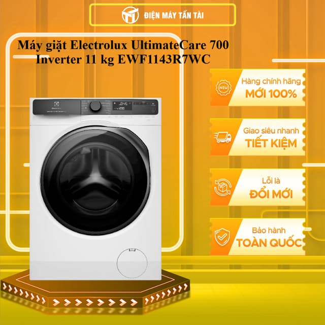 EWF1143R7WC - Máy giặt Electrolux UltimateCare 700 Inverter 11 kg EWF1143R7WC - Ảnh 1
