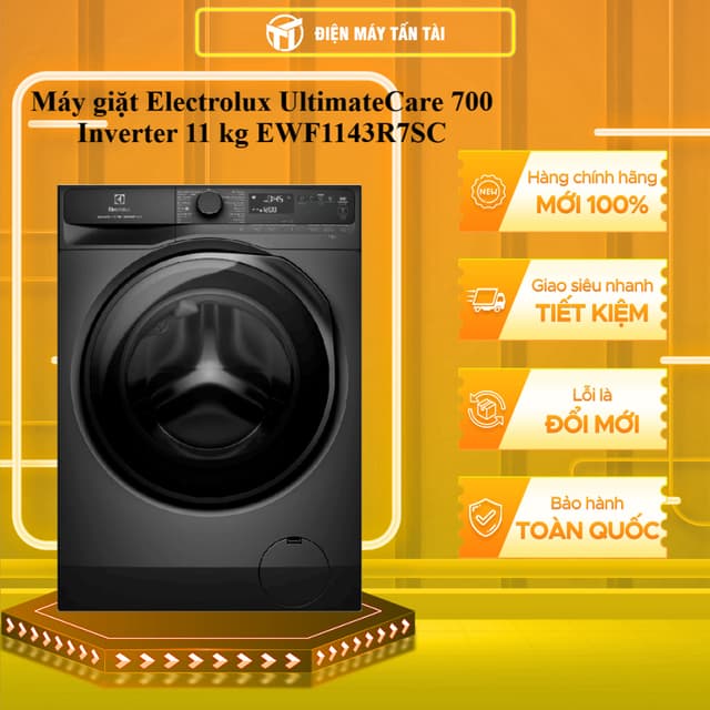 EWF1143R7SC - Máy giặt Electrolux UltimateCare 700 Inverter 11 kg EWF1143R7SC - GIAO TOÀN QUỐC - Ảnh 1