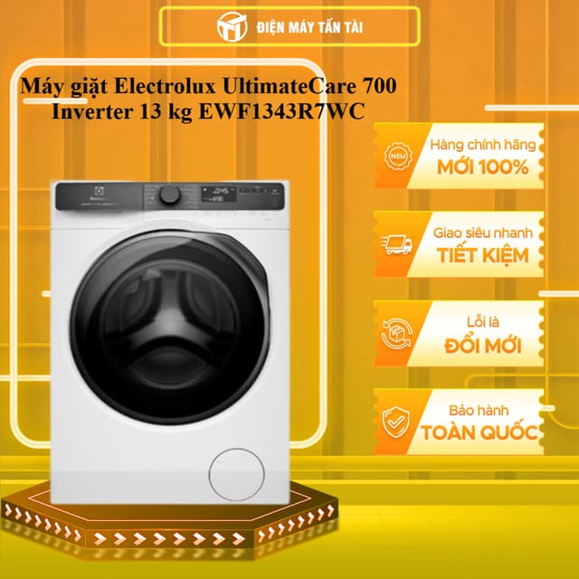 EWF1343R7WC - Máy giặt Electrolux UltimateCare 700 Inverter 13 kg EWF1343R7WC - GIAO TOÀN QUỐC - Ảnh 3