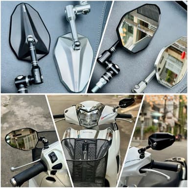 So sánh giá Gương, kính H2C Mview V2 Full nhôm CNC chân xoay 360 độ rẻ nhất?