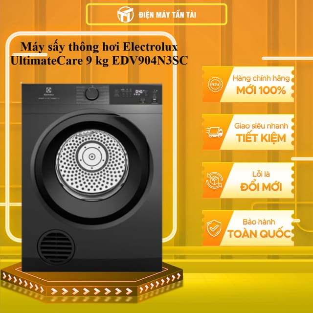 EDV904N3SC - Máy sấy thông hơi Electrolux UltimateCare 9 kg EDV904N3SC - GIAO TOÀN QUỐC - Ảnh 6
