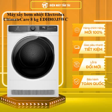So sánh giá EDH803J5WC / EDH803J5SC - Máy sấy bơm nhiệt Electrolux UltimateCare 8 kg  - GIAO TOÀN QUỐC rẻ nhất?