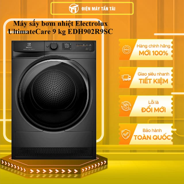EDH902R9SC - Máy sấy bơm nhiệt Electrolux UltimateCare 9 kg EDH902R9SC - GIAO TOÀN QUỐC - Ảnh 4