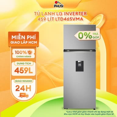 So sánh giá LTD46SVMA Tủ lạnh LG Inverter 459 lít LTD46SVMA [Miễn phí giao lắp HCM] rẻ nhất?