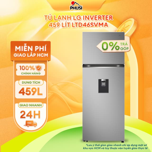 LTD46SVMA Tủ lạnh LG Inverter 459 lít LTD46SVMA [Miễn phí giao lắp HCM] - Ảnh 7