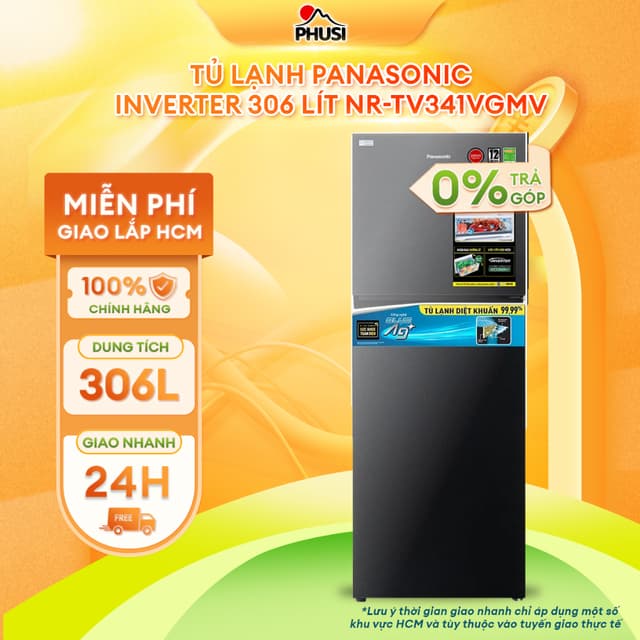 NR-TV341VGMV - Tủ lạnh Panasonic Inverter 306 lít NR-TV341VGMV [MIỄN PHÍ GIAO LẮP] - Ảnh 3