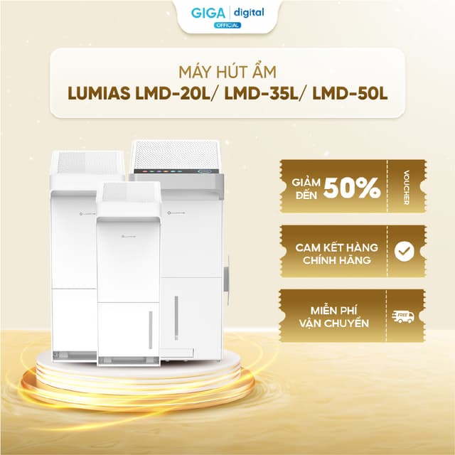 Máy hút ẩm Lumias LMD-12L/LMD-20L/ LMD-35L/ LMD-50L - Ảnh 10