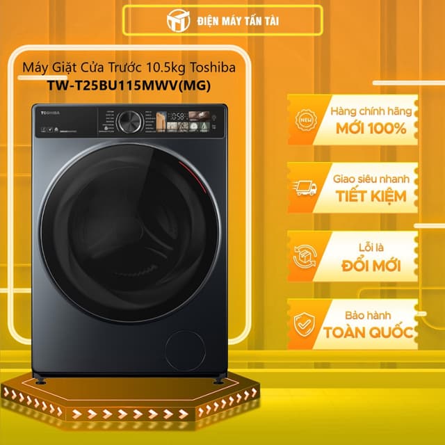 TW-T25BU115MWV(MG) - Máy giặt Toshiba Inverter 10.5 kg TW-T25BU115MWV(MG) / TW-BK95M4V(SK) - Ảnh 6