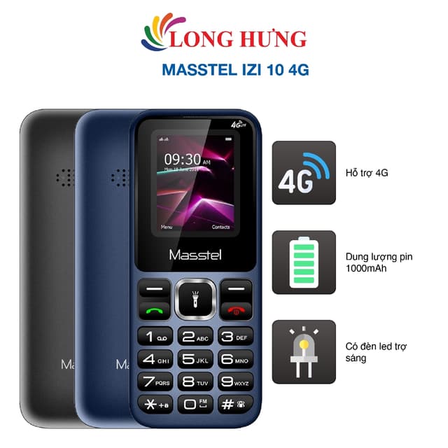 Điện thoại Masstel izi 10 4G - Hàng chính hãng - Ảnh 2