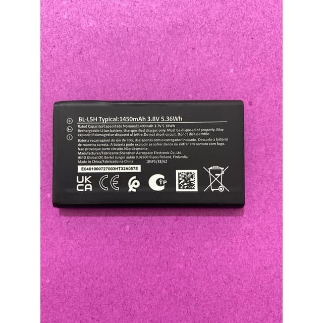 Pin nokia BL-L5H/ Nokia 110 4g pro/nokia 105 4G pro/ nokia 150(2023)/1450mAh - Ảnh 12
