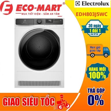 So sánh giá EDH803J5WC Máy sấy bơm nhiệt Electrolux UltimateCare 8 kg EDH803J5WC Mẫu mới rẻ nhất?