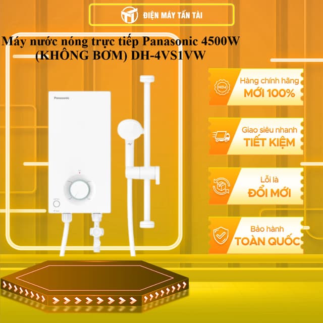 DH-4VS1VW - Máy nước nóng trực tiếp Panasonic 4500W (KHÔNG BƠM) DH-4VS1VW Mẫu mới -GIAO TOÀN QUỐC - Ảnh 8