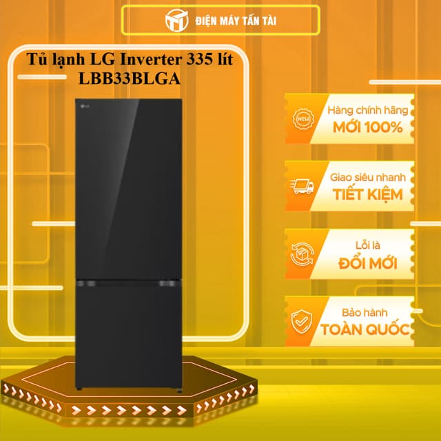 LBB33BLGA - Tủ lạnh LG Inverter 335 lít LBB33BLGA - HÀNG CHÍNH HÃNG - Ảnh 2